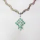 Small Cross - Viridiana-Khaki Braid - 1